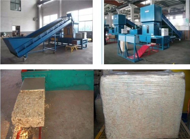 Hydraulic Wood Shaving Clothing Bale Sawdust Waste Paper Baler